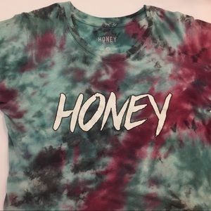 Honey brand co shirt tie dye small women’s